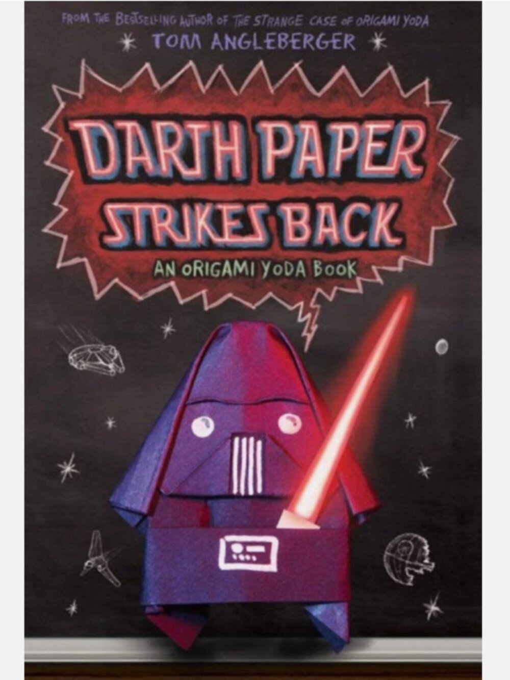 5/$15 Kids Book Darth Paper Strikes Back Origami Yoda 2 Angleberger Middle Grade